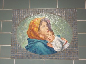 A mosaic in our hallway