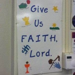 Give Us Faith, Lord. 